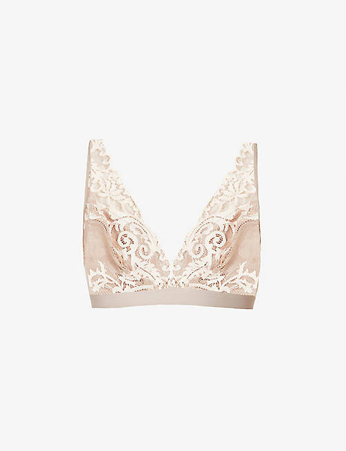 WACOAL: Instant Icon stretch-lace bralette