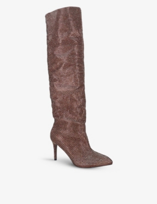 CARVELA: Stand out all-embellished knee-high boots