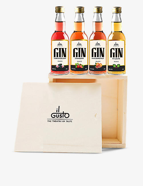 IL GUSTO: Miniature gin cocktail gift set