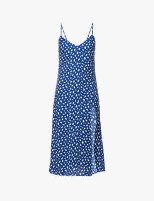 REFORMATION Crimini polka dot print woven midi dress Selfridges