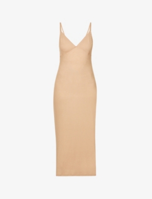 REFORMATION - Brant ribbed stretch-knit midi dress | Selfridges.com