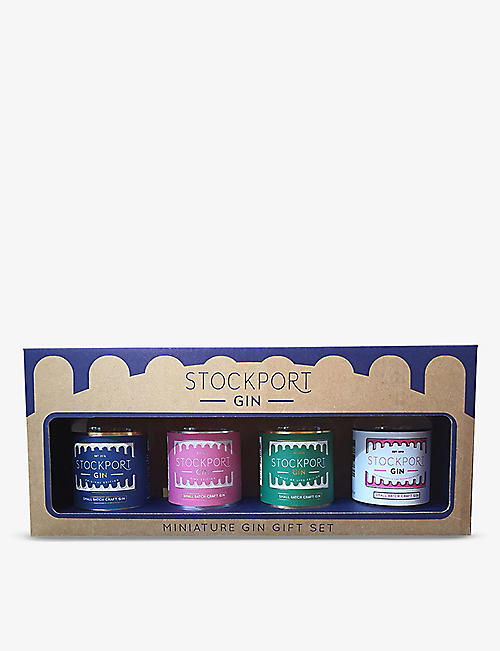 STOCKPORT: Miniature gin gift set 4 x 50ml