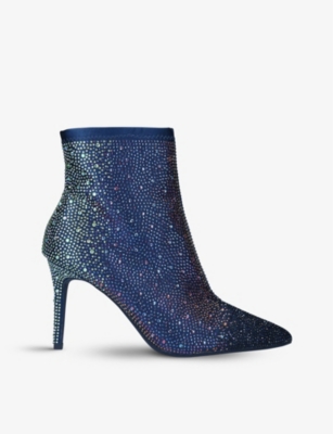 CARVELA Lovebird jewel-embellished heeled ankle boots