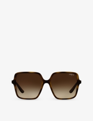 Vogue Womens Brown Vo5352s Square-frame Injected Sunglasses