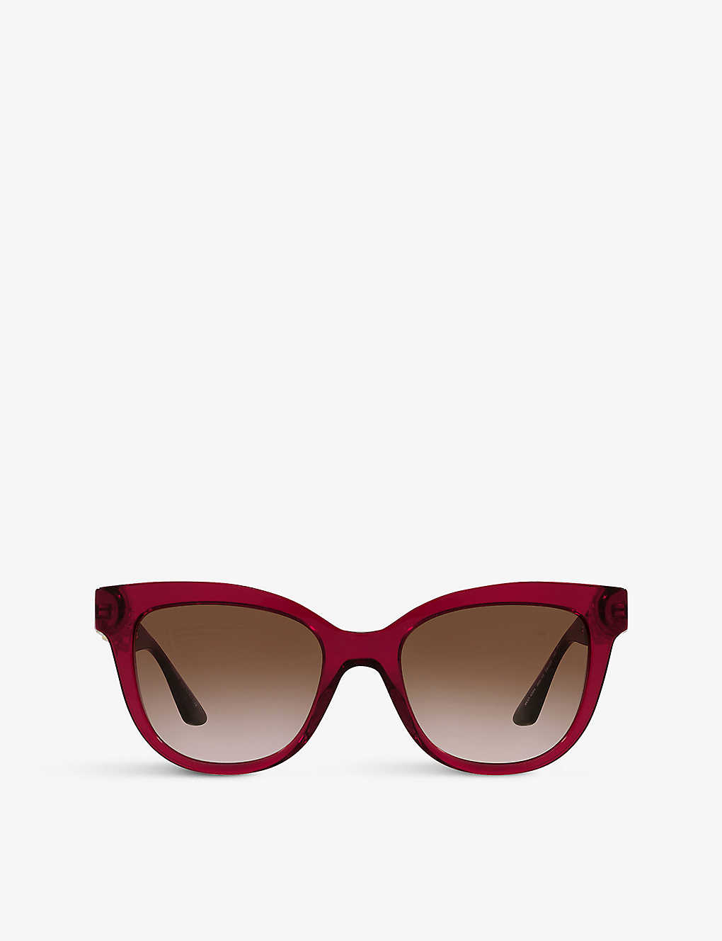 Versace Ve4394 Cat-eye Acetate Sunglasses In Red