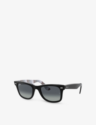 RAY-BAN: RB2140 Wayfarer acetate sunglasses