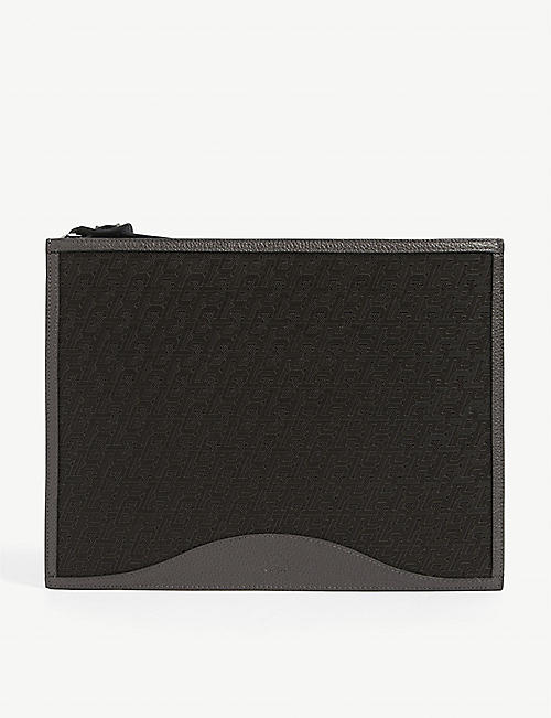 CHRISTIAN LOUBOUTIN: Pifpouch branded leather pouch