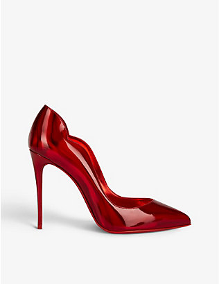 CHRISTIAN LOUBOUTIN: Hot Chick 100 leather courts