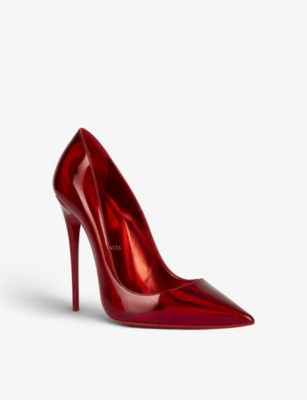 CHRISTIAN LOUBOUTIN So Kate 120 patent-leather courts