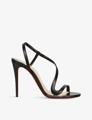 CHRISTIAN LOUBOUTIN: Rosalie 100 leather heeled sandals