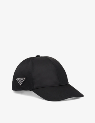 PRADA: Re-Nylon logo-plaque baseball cap