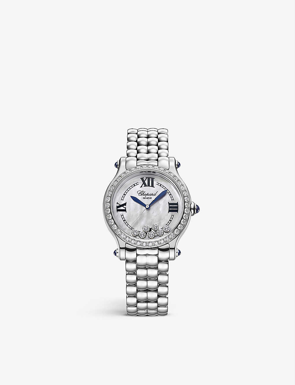 Chopard 278610-3002 Happy Sport Stainless-steel And 1.59ct Diamond Self-winding Mechanical Watch In Stainless Steel