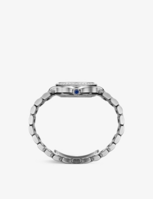 Chopard 278608-3004 Happy Sport Stainless-steel And 1.49ct Diamond Self-winding Mechanical Watch In Stainless Steel