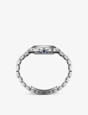 Chopard 278608-3002 Happy Sport Stainless-steel And 0.25ct Diamond Self-winding Mechanical Watch In Stainless Steel