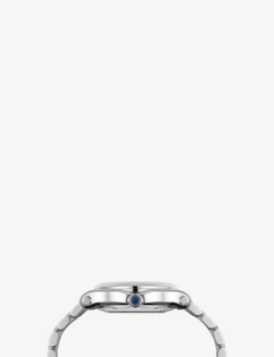 Chopard 278559-3025 Happy Sport Stainless-steel And 0.35ct Diamond Self-winding Mechanical Watch In Stainless Steel