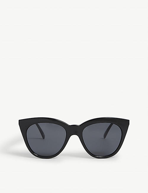 LE SPECS: LSP1202094 Halfmoon Magic cat eye-frame acetate sunglasses