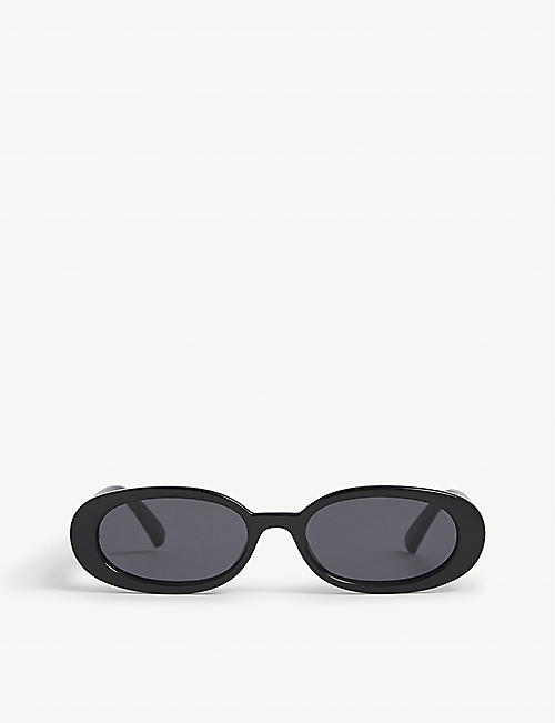 LE SPECS: Outta Love oval-frame polycarbonate sunglasses
