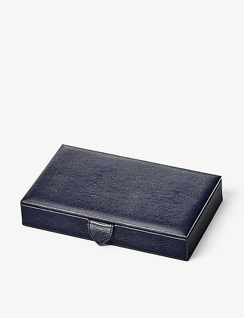 ASPINAL OF LONDON: Paris leather jewellery box