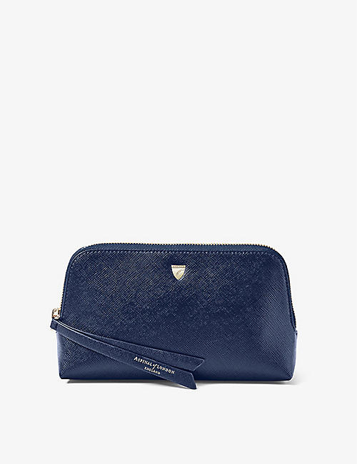 ASPINAL OF LONDON: Essential leather cosmetic case