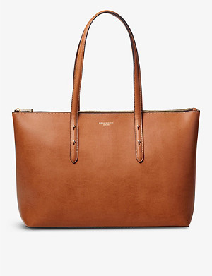 ASPINAL OF LONDON Regent zipped leather tote bag