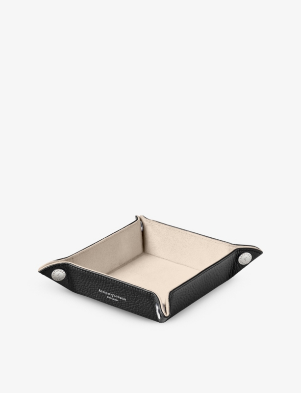 Tidy Tray mini grained-leather organiser 15.7cm x 11.4cm