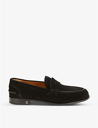 CHRISTIAN LOUBOUTIN: No Penny suede loafers