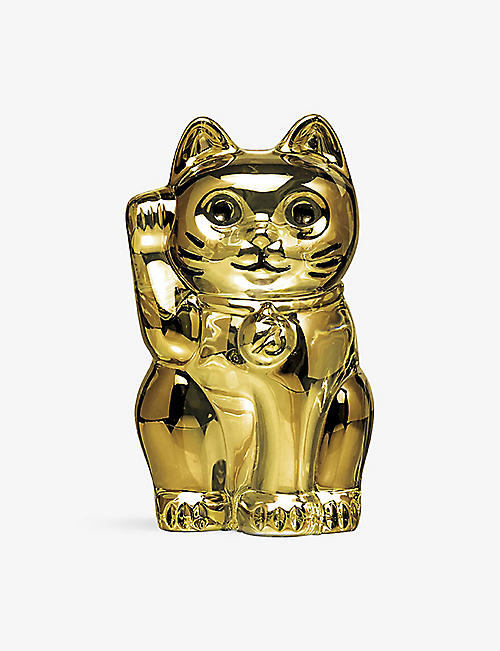 BACCARAT：Cat Maneki-neko 水晶雕像 10 厘米