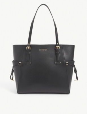 MICHAEL MICHAEL KORS: Voyager leather tote bag