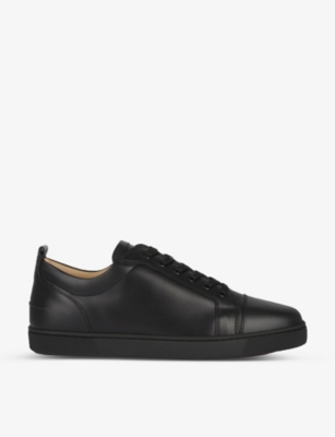 CHRISTIAN LOUBOUTIN: Louis Junior leather trainers