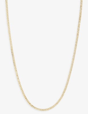 MARIA BLACK: Saffi 43 chain-link yellow-gold plated sterling-silver necklace
