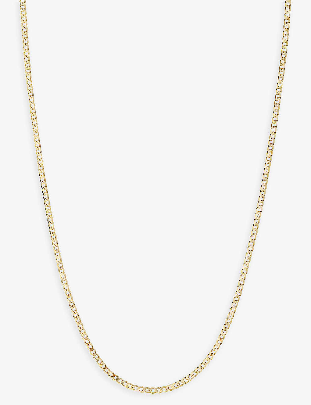 Maria Black Saffi 43 Chain-link Yellow-gold Plated Sterling-silver Necklace In Gold Hp