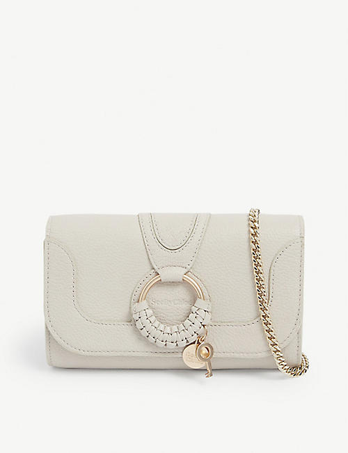 SEE BY CHLOE: Hana leather wallet-on-chain