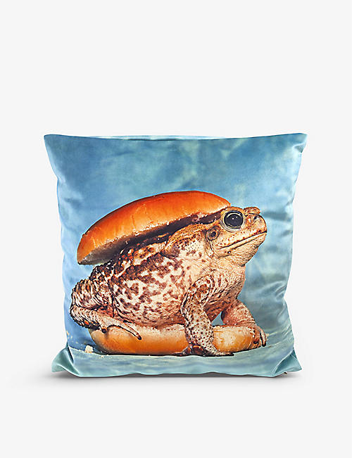 SELETTI: Seletti wears TOILETPAPER Toad cushion cover 50cm x 50cm