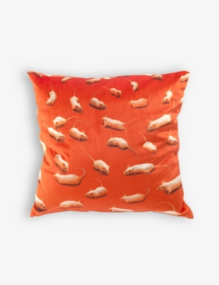 SELETTI: Seletti wears TOILETPAPER Kitten cushion cover 50cm x 50cm