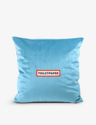 SELETTI: Seletti wears TOILETPAPER Roses cushion cover 50cm x 50cm