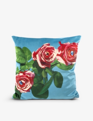 SELETTI: Seletti wears TOILETPAPER Roses cushion cover 50cm x 50cm