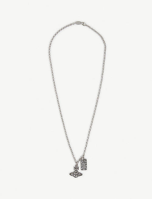 VIVIENNE WESTWOOD: Valerio silver-tone orb pendant necklace