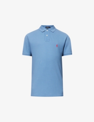 Logo-embroidered sli...