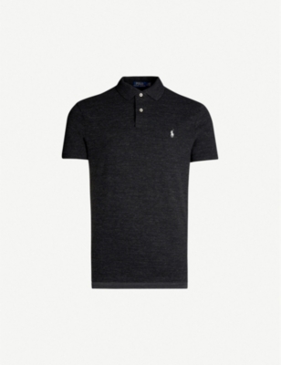 POLO RALPH LAUREN - Logo-embroidered cotton-piqué polo shirt |  