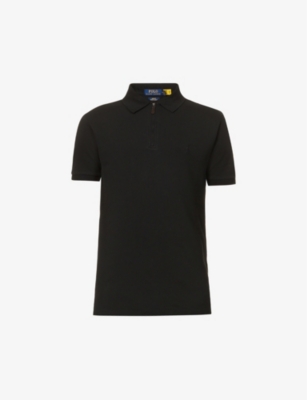 Logo-embroidered cot...