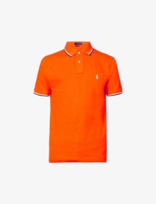 Logo-embroidered sli...