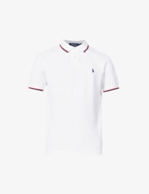 Logo-embroidered sli...