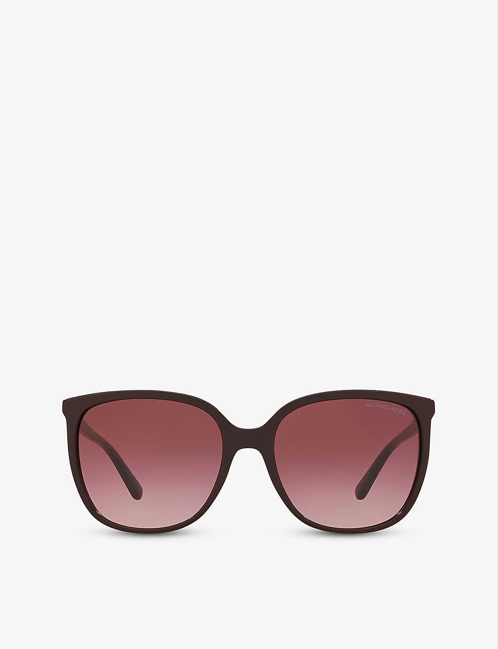 Shop Michael Kors Women's Brown Mk2137u Anaheim Square -frame Acetate Sunglasses