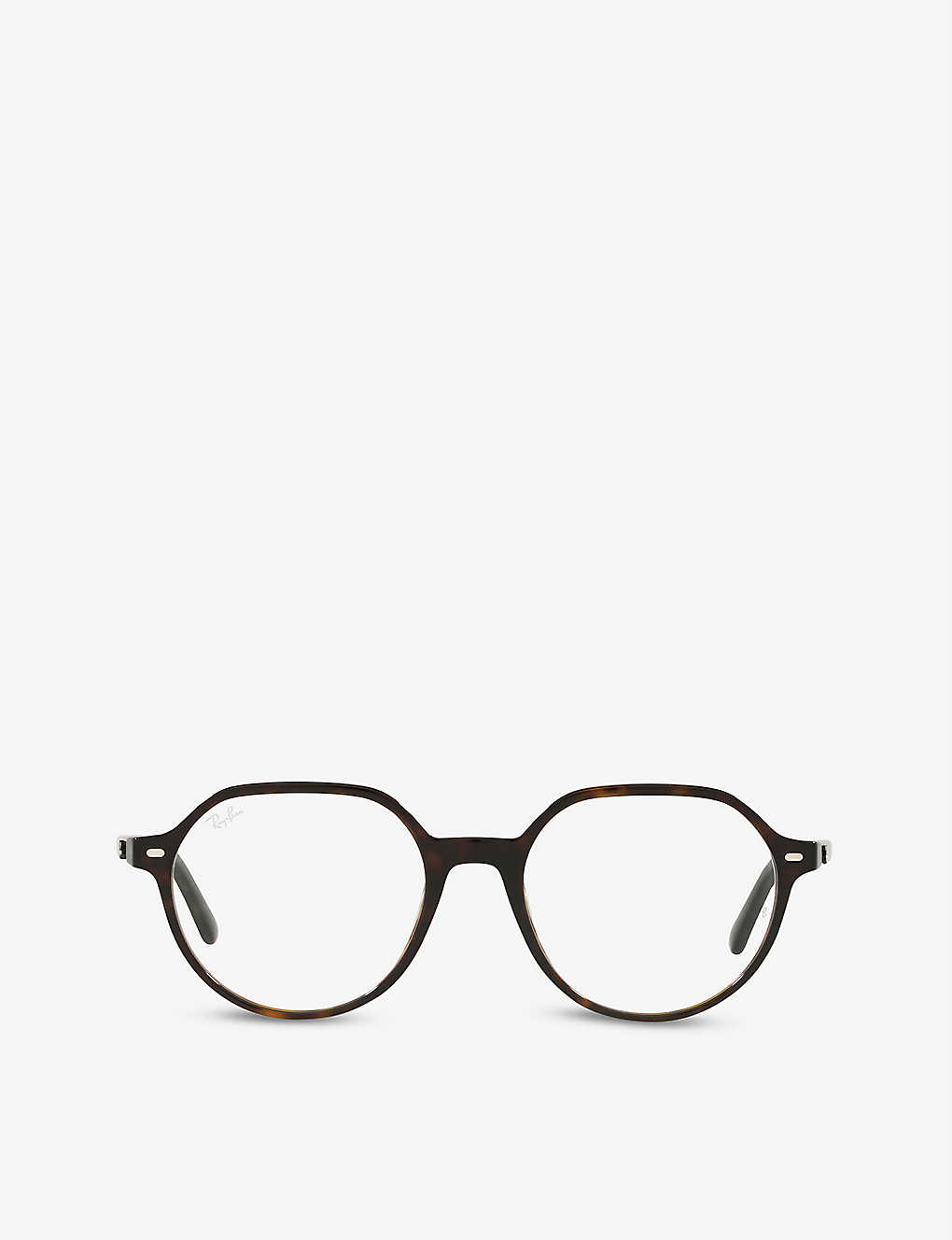 Ray Ban Rx5395 Thalia Acetate Square-shape Glasses In Brown