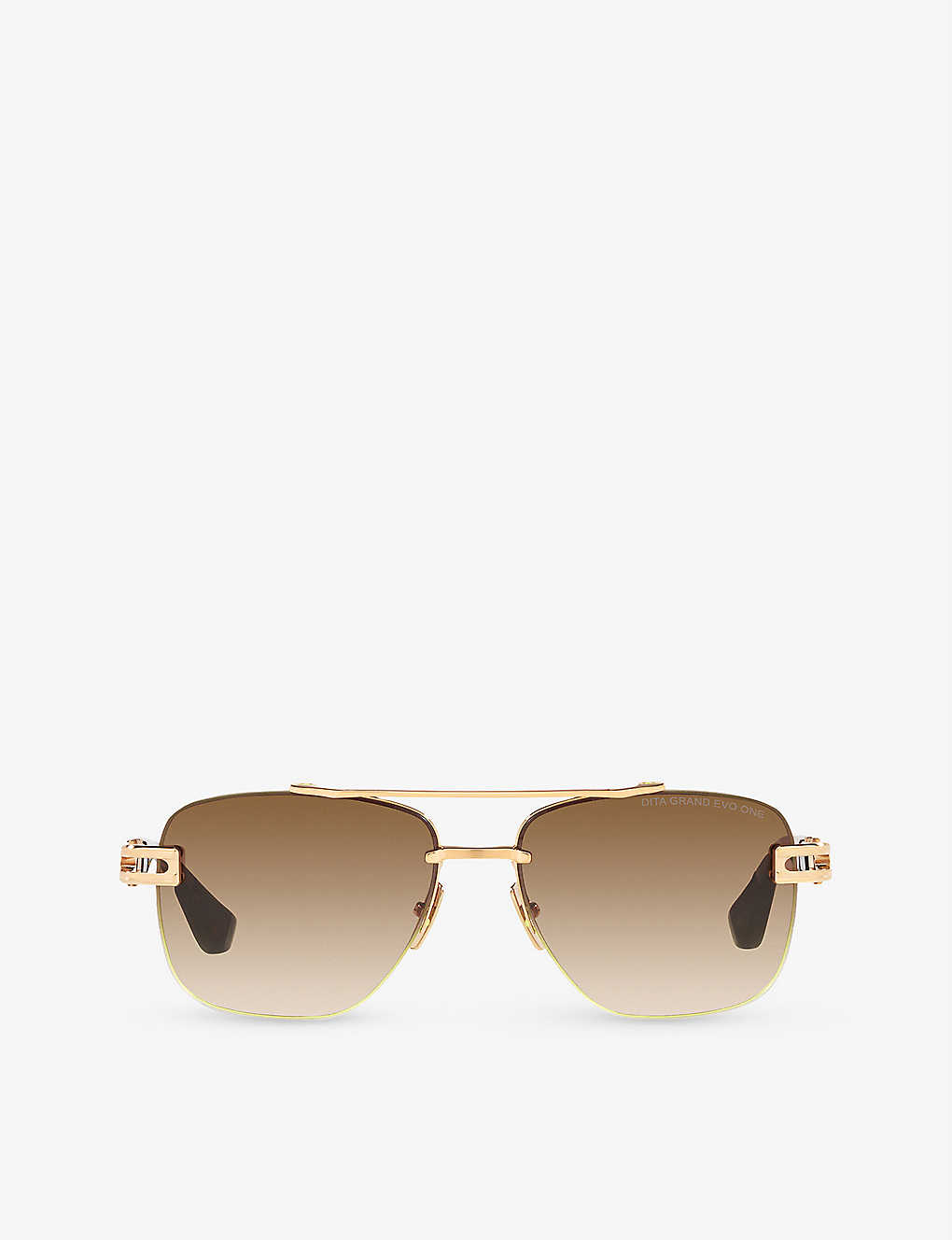 Dita Dts138-a-02-z Grand-evo One Square-frame Titanium Sunglasses In Gold