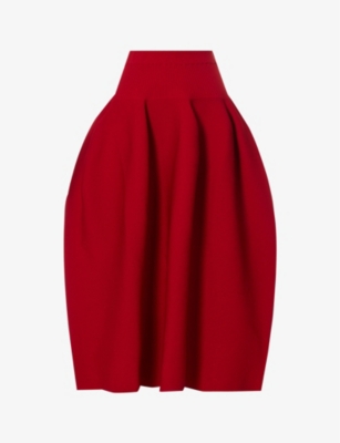 CFCL - Pottery high-waist recycled-polyester knitted midi skirt