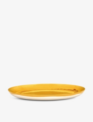 Serax Yotam Ottolenghi Feast Yellow Swirl Plate 26cm