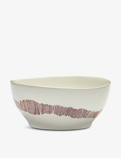 SERAX: Yotam Ottolenghi FEAST striped stoneware bowl 16cm