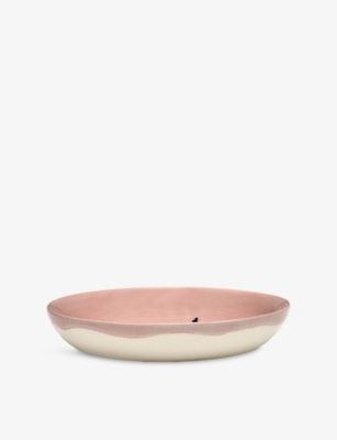 Serax Pink Yotam Ottelenghi Feast Striped Stoneware Bowl 11.5cm