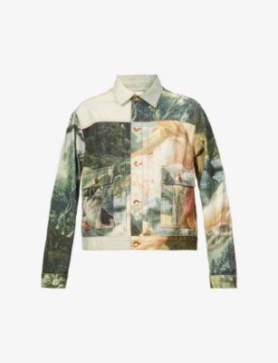 VIVIENNE WESTWOOD - Marlene graphic-print denim jacket 